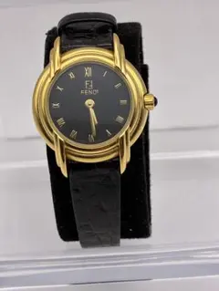 良品 FENDIフェンディ レディース腕時計ブラック7000L セレブ イタリア 良品 FENDIフェンディ レディース腕時計ブラック7000L セレブ