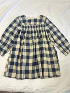 PETIT BATEAU チェック柄ワンピース 116cm 6ans