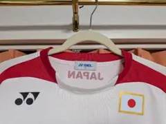 YONEX JAPAN テニス Tシャツ ホワイト/レッド