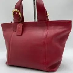 COACH トートバッグ SOHO ソーホー RED 肩掛け オールレザー COACH トートバッグ SOHO ソーホー RED 肩掛け オールレザー - メルカリ