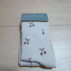 新品☆Ampersand さくらんぼ柄タイツ