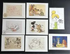 【美品・レア】ディズニー アート ポストカード セット