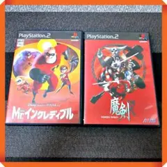 PS2ソフト【動作確認済★アクション】魔剣爻、Mr.インクレディブル