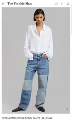 【t】タキマキ着用thefrankieshopフランキーショップパッチワー タキマキ着用thefrankieshopフランキーショップパッチワークデニム