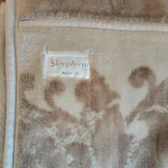西川リビングSleepform 花柄 毛布シングルサイズ