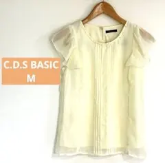 シフォンブラウス　半袖ブラウス　C.D.S BASIC Mサイズのサムネイル