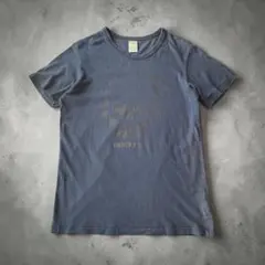 Y2K adidas neo スカルプリント フェード Tシャツ M ネイビーのサムネイル