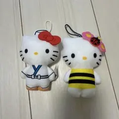 ハローキティ 50周年ぬいぐるみ 忍者とミツバチ