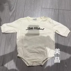 Little WEEKEND リトルウィークエンド ロンパース 白 60-70