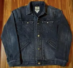 Wrangler×ロンハーマンデニムジャケット Wrangler ロンハーマン ラングラー デニム ジャケット ブラック L