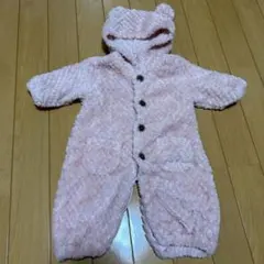 ☆くま耳☆あったかロンパース　50〜70