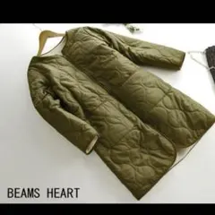 BEAMSHEART　ビームスハート　ノーカラーボアリバーシブルブルゾン　コート