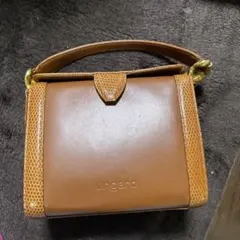 美品　ungaro ウンガロ　ハンドバッグ　レザー　ブラウンのサムネイル