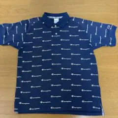 Champion ネイビー ポロシャツ Lサイズ