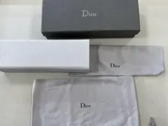 Dior　ディオール　メガネケース　ホワイト　外箱付き