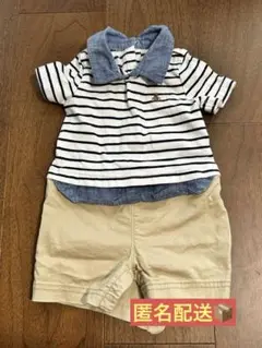 Baby Gap ストライプロンパース 3-6ヶ月