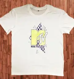 未着用　MTV Tシャツ　白　綿100% Lサイズ