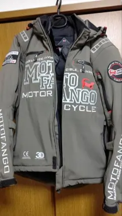 MOTOFANGO ライディングジャケット カーキ Lサイズのサムネイル