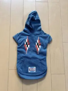 未使用品 THE ORTEGA DOG フード付き犬服 インディゴ　Lサイズ