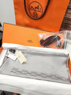 a*n様 HERMES スカーフ グレー