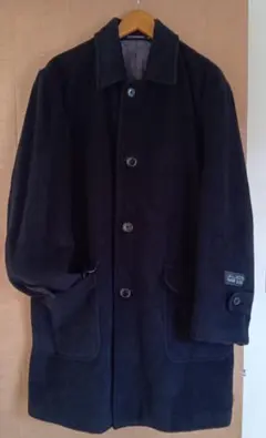 アンゴラ混コート　ブラック　レディースの方にもオススメ