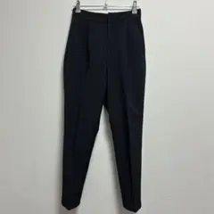 黒 テーパード スラックス