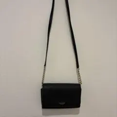 kate spade ブラック ショルダーバッグ