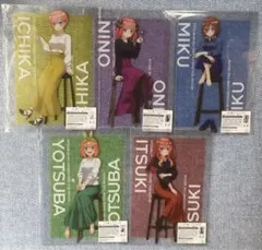 映画 五等分の花嫁 くじラック A3クリアポスター コンプセット