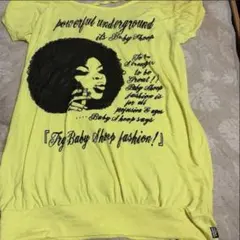 アフロちゃんTシャツ半袖ネオン色フリーサイズ