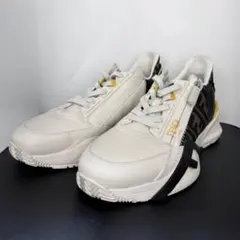 極美品 FENDI FLOW スニーカー ズッカ柄 ローカット ジッパー レザー