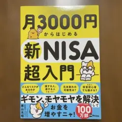 月3000円からはじめる新NISA超入門
