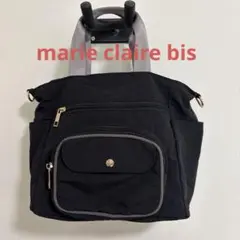 marie claire bis ナイロンショルダーバッグ