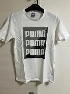 PUMA ロゴTシャツ　ホワイト　サイズM