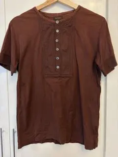 Paul Smith COLLECTION ヘンリーネック Tシャツ ブラウンのサムネイル