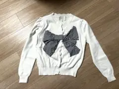 Chesty カーディガン ギンガムチェック リボンのサムネイル
