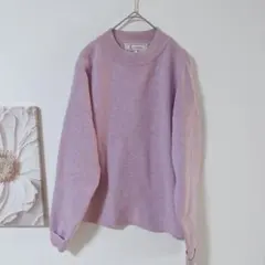 ROPE PICNIC 長袖ニット セーター　シンプル　カジュアル　薄紫　L