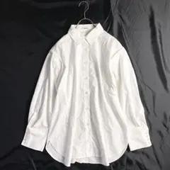 美品　スナイデル　Sustainableハイネック　シャツプルオーバー　白　Fのサムネイル