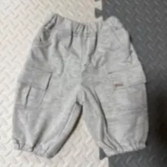 グレー ポケット付きカーゴパンツ 95cm