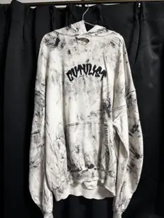 □ 45477★年 定価7.7万 カタリストパーカー ブリーチ 刺繡 1点物 ScoLar Parity（スカラーパリティ）の「333030：パンでネコを