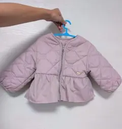 アプレレクール　ペプラム　キルトブルゾン ジャンパー