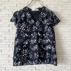 【こみこみ様専用】MISCH MASCH ミッシュマッシュ　花柄シフォンブラウス