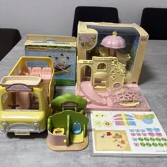 星のくるくるメリーゴーラウンド　シルバニアファミリー　かわいいお城の遊び場