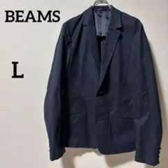 a273 BEAMS 黒 ジャケット 2つボタン