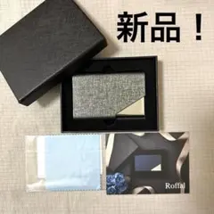新品 Roffal 名刺入れ カードケース PUレザー マグネット式 ステンレスのサムネイル