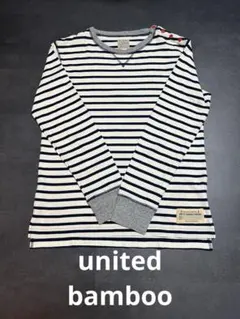 united bamboo ボーダーカットソー