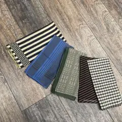 断捨離セール！used メンズハンカチ　おまとめ５枚