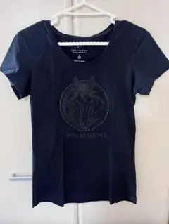 【美品】乗馬用品　エクイテーマ　シャツ　ブラック　S