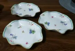 クリスマスsale★Sango フルーツ柄 スクエア皿×3枚セット