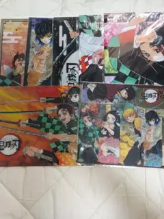 鬼滅の刃 クリアファイル　下敷き　しおり原作　初期ジャンプショップ　 計7点