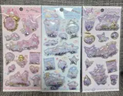 【大人気】サンリオ キラキラカプセルシール★3枚セット★未開封品
